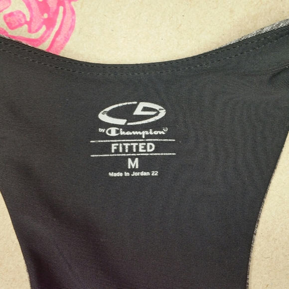 Champion Sports Bra Fitted Tank Hot Pink & Black M - Picture 8 of 9
